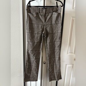 Maurices Tan Checkered Dress Pants